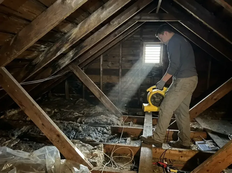attic-water-damage-drying-proc-007 — frequently asked questions, Emergency Water Extraction & 24/7 Flood Response in San Cas…